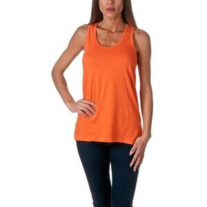 Women's Stylish Scoop Neck Tank Top, 2 Pcs/Pack, Orange, Large